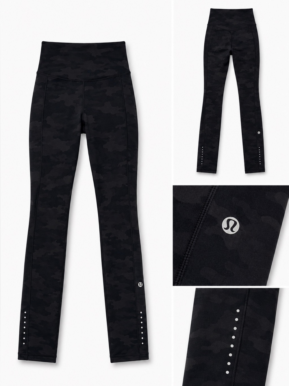 lululemon athletica Black Camo High-Rise Leggings